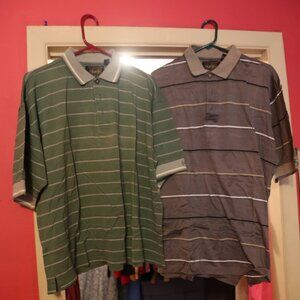 2 mens Large polos,mcneel palmer heritag